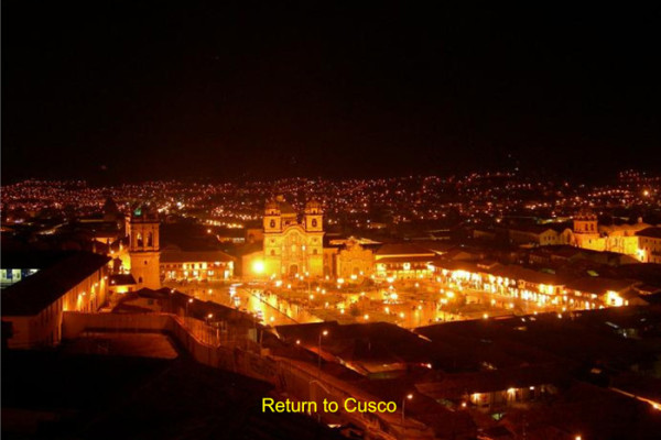 100 Return to Cusco