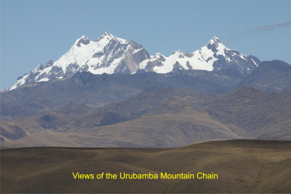 3. Views of the Urubamba Mountain Chain