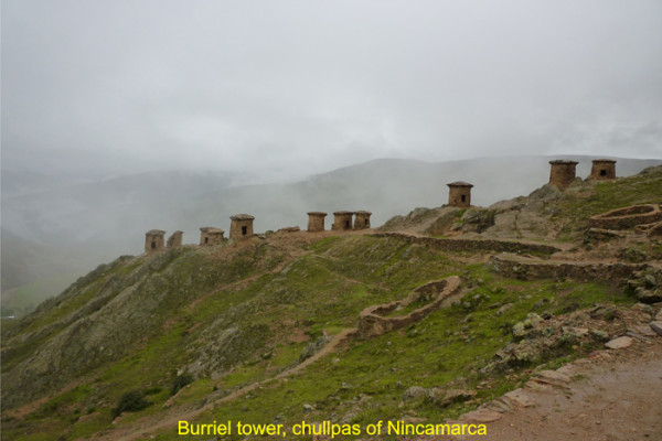 4 Burriel tower chullpas of Nincamarca