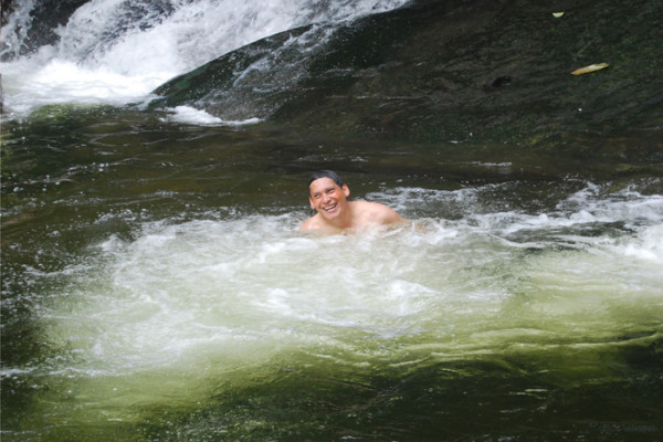 76. only 9 days Swimming pool of Quebrada Petroleo